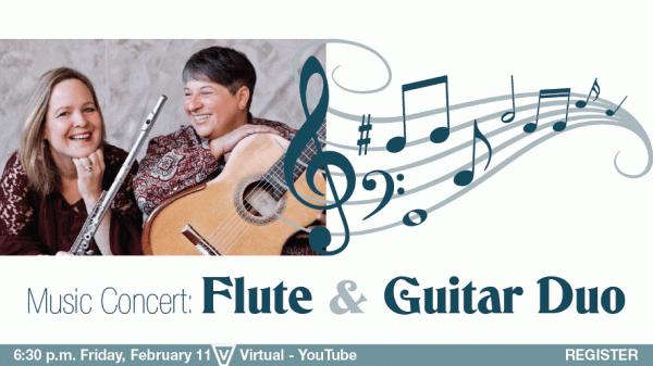 Image for event: Music Concert: Flute and Guitar Duo - Virtual - YouTube