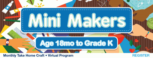 Image for event: Mini Makers: Sail Away (ages 2-5 w/adult)