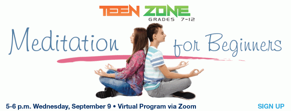 Image for event: Teen Zone: Meditation for Beginners